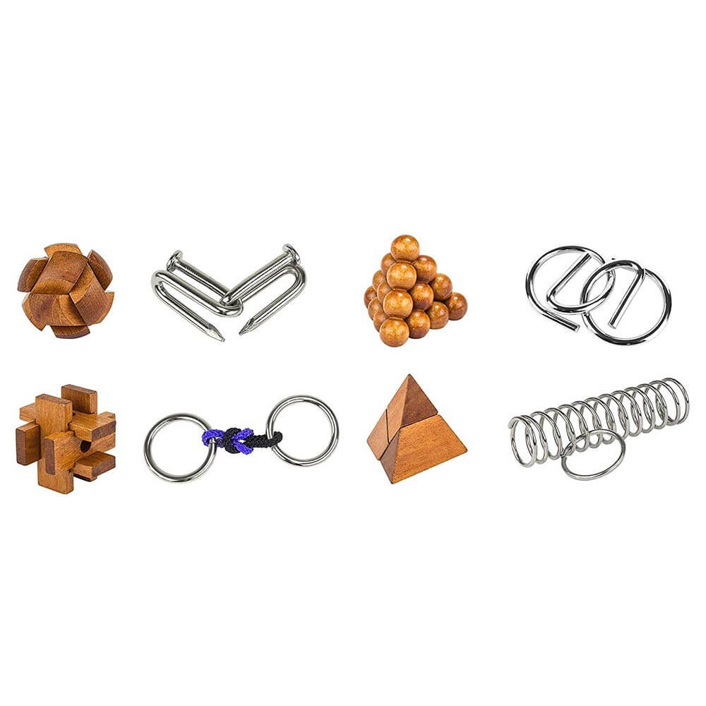 Set de Casse-Tête Grands Esprits (x8) - Casse-Tête Professor Puzzle