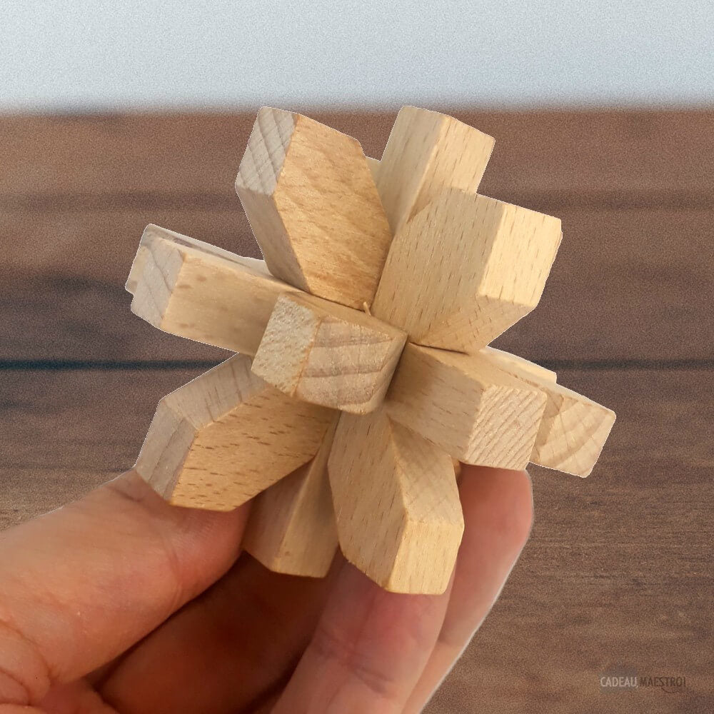 Set de Casse-Tête Bois KongMing (x4) - Casse-Tête Philos