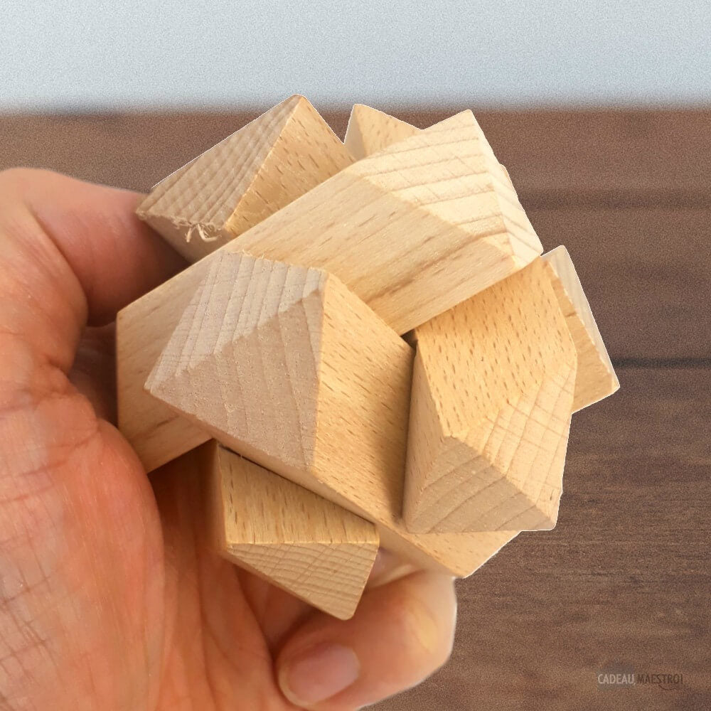 Set de Casse-Tête Bois KongMing (x4) - Casse-Tête Philos