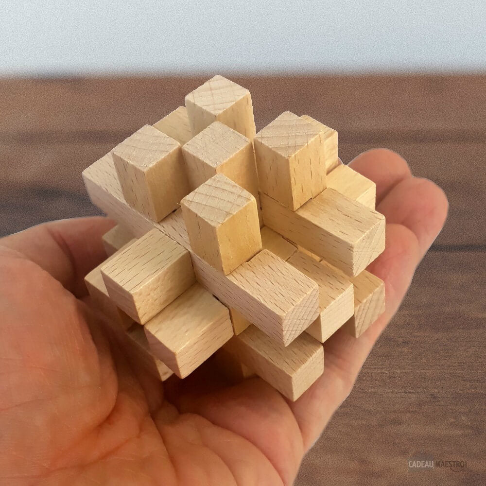 Set de Casse-Tête Bois KongMing (x4) - Casse-Tête Philos