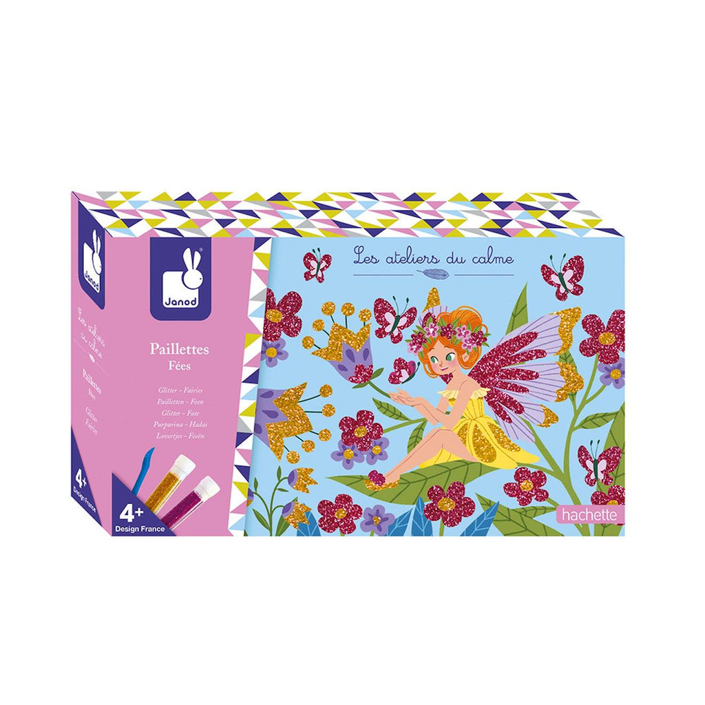 Set créatif paillettes fées rose