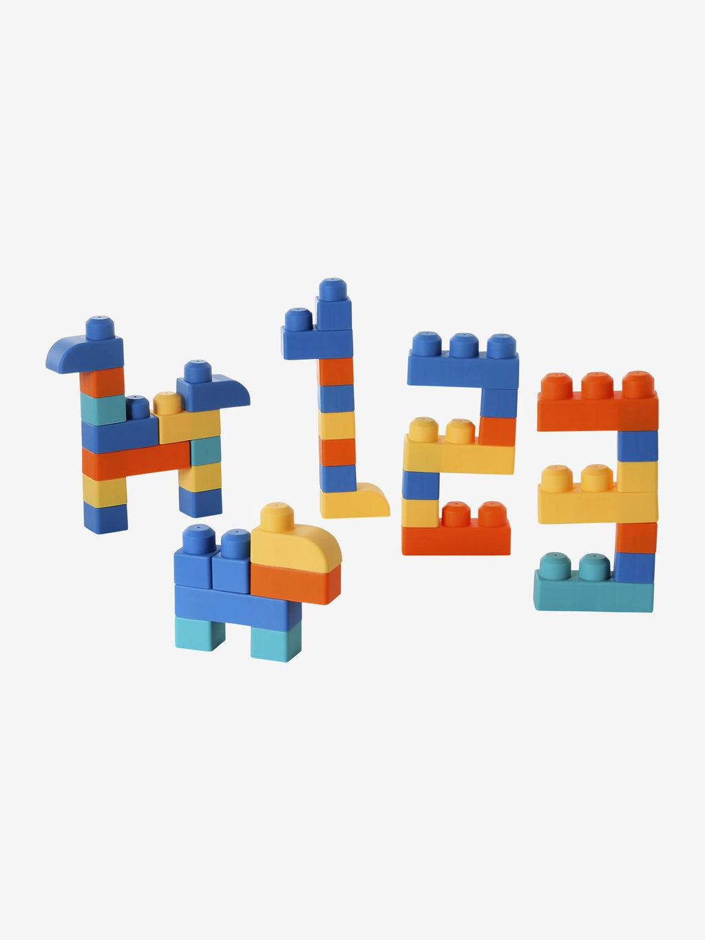 Set de 100 briques de construction en plastique multicolore