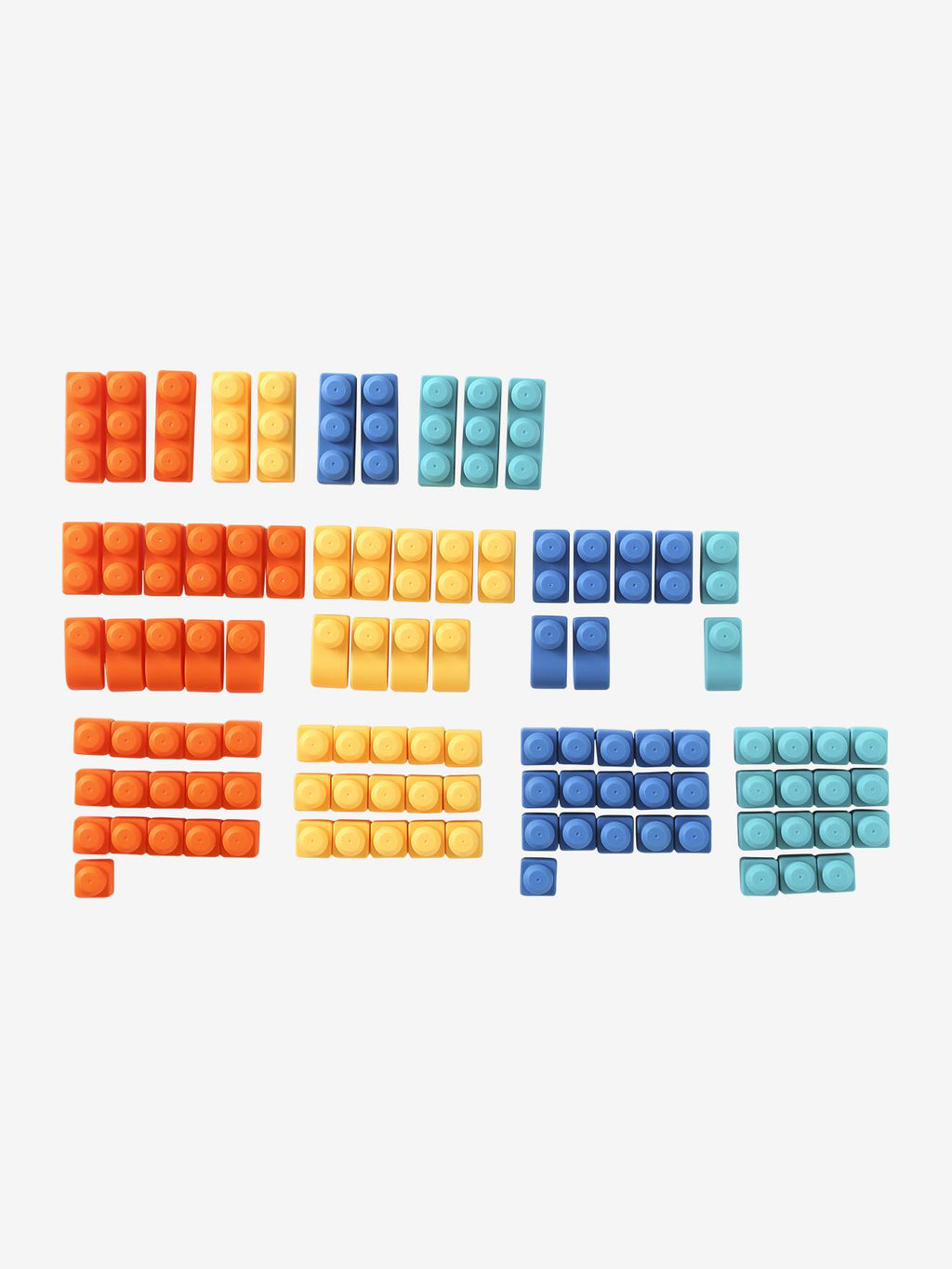 Set de 100 briques de construction en plastique multicolore