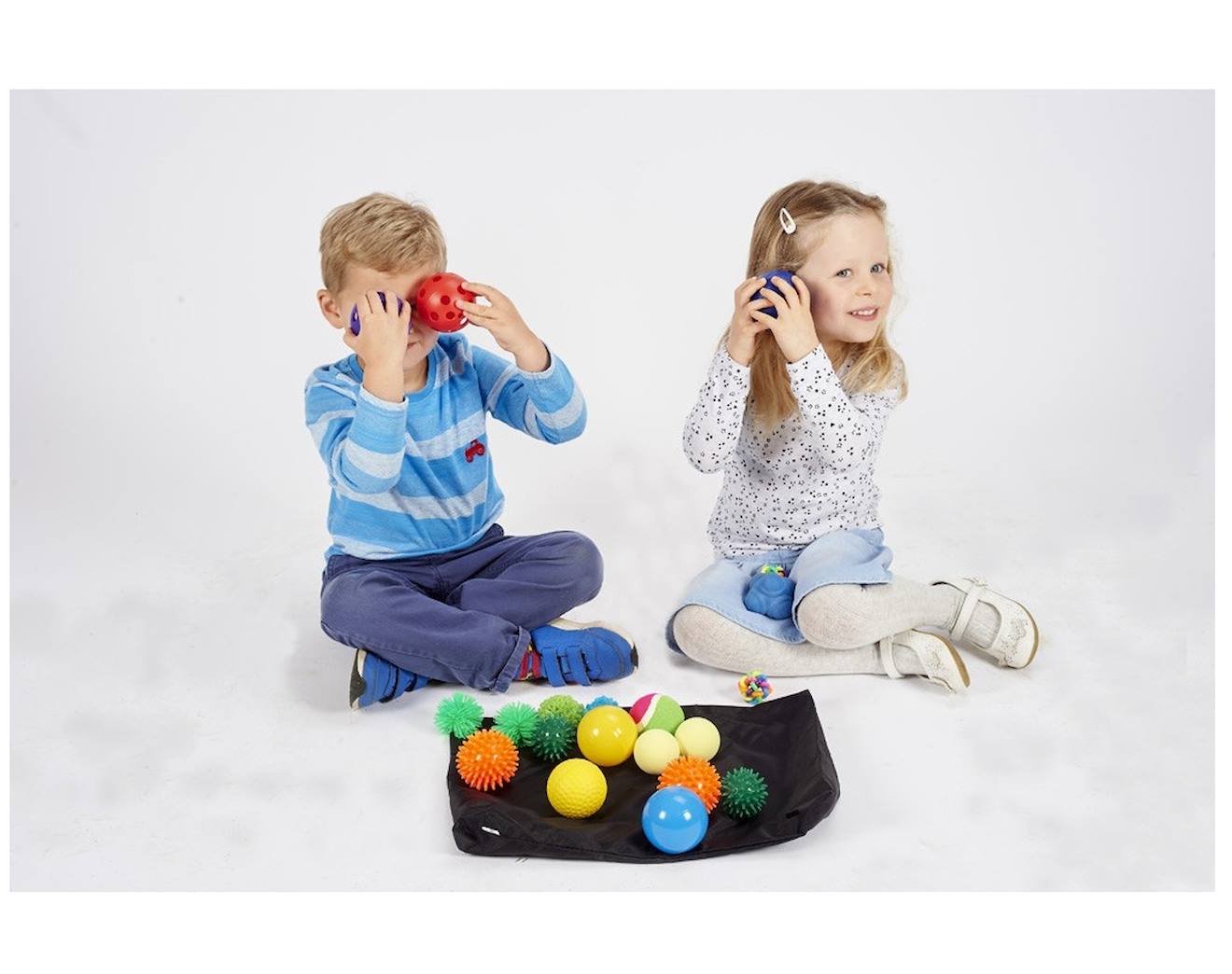 Set de 20 balles sensorielles noir