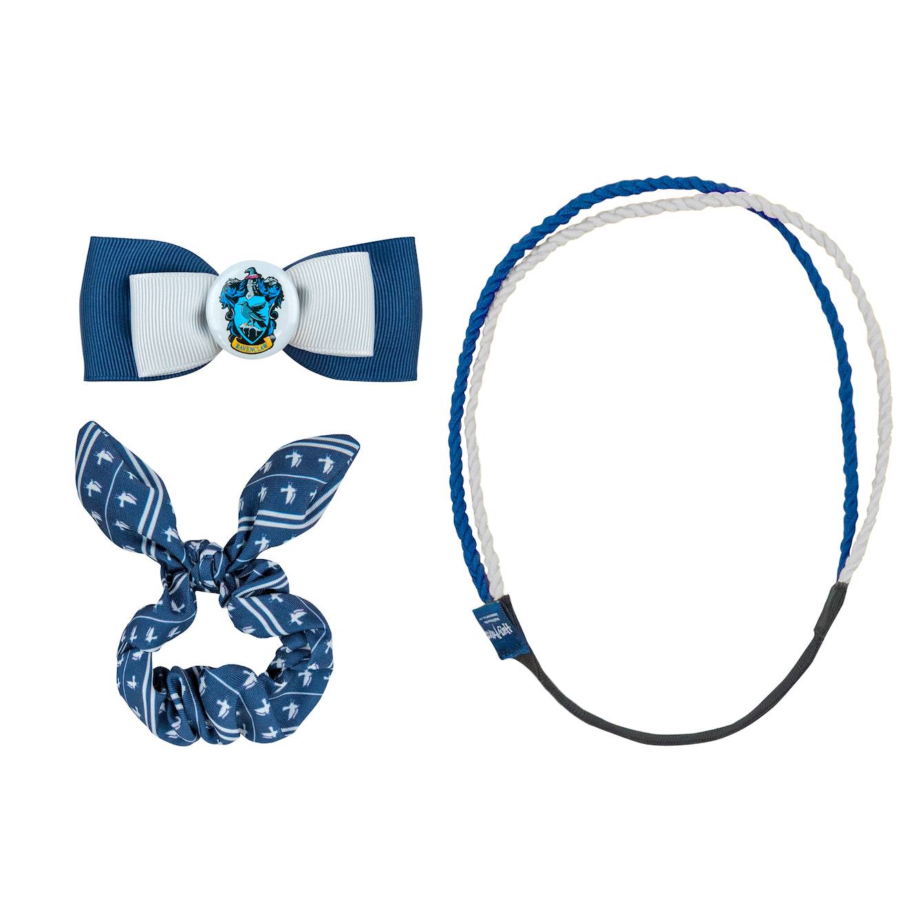 Set de 3 Accessoires Cheveux Serdaigle Trendy - Harry Potter Bleu