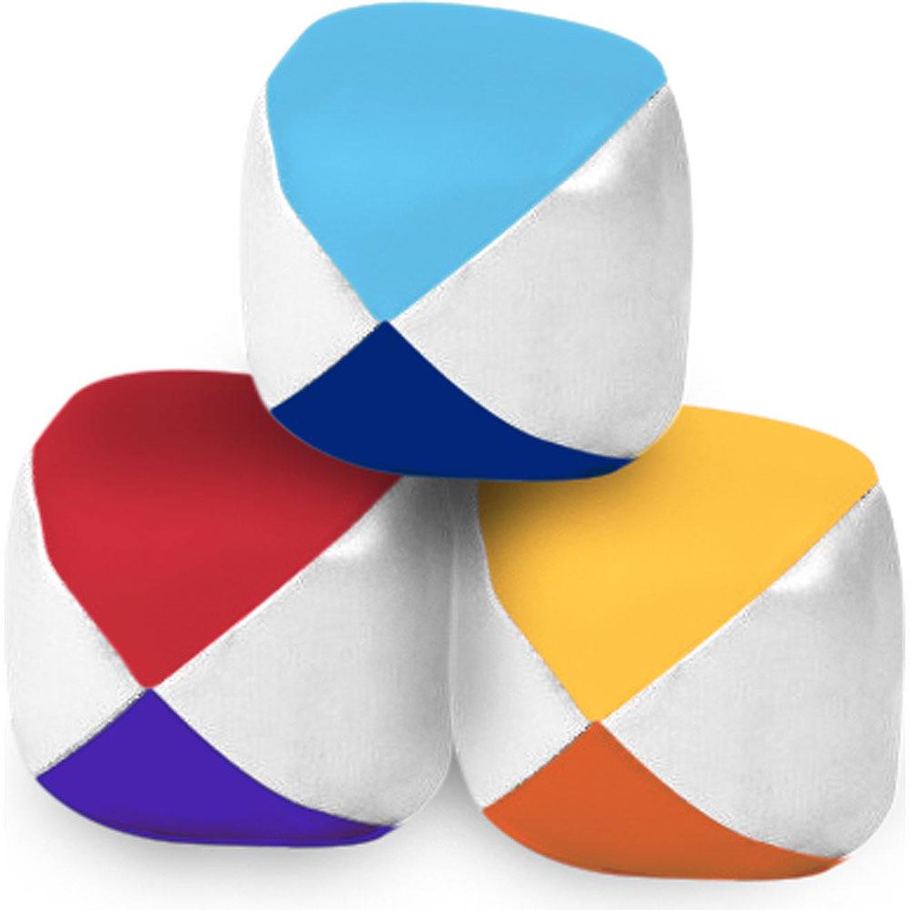 Set de 3 balles de jonglage bleu