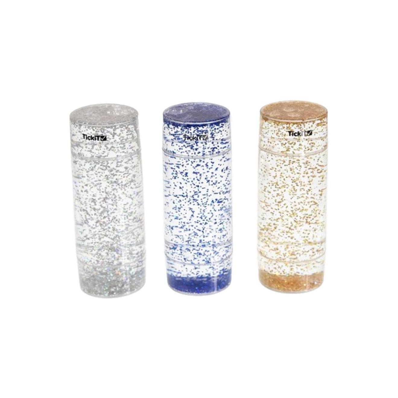 Set de 3 sabliers pailletés multi-coloured