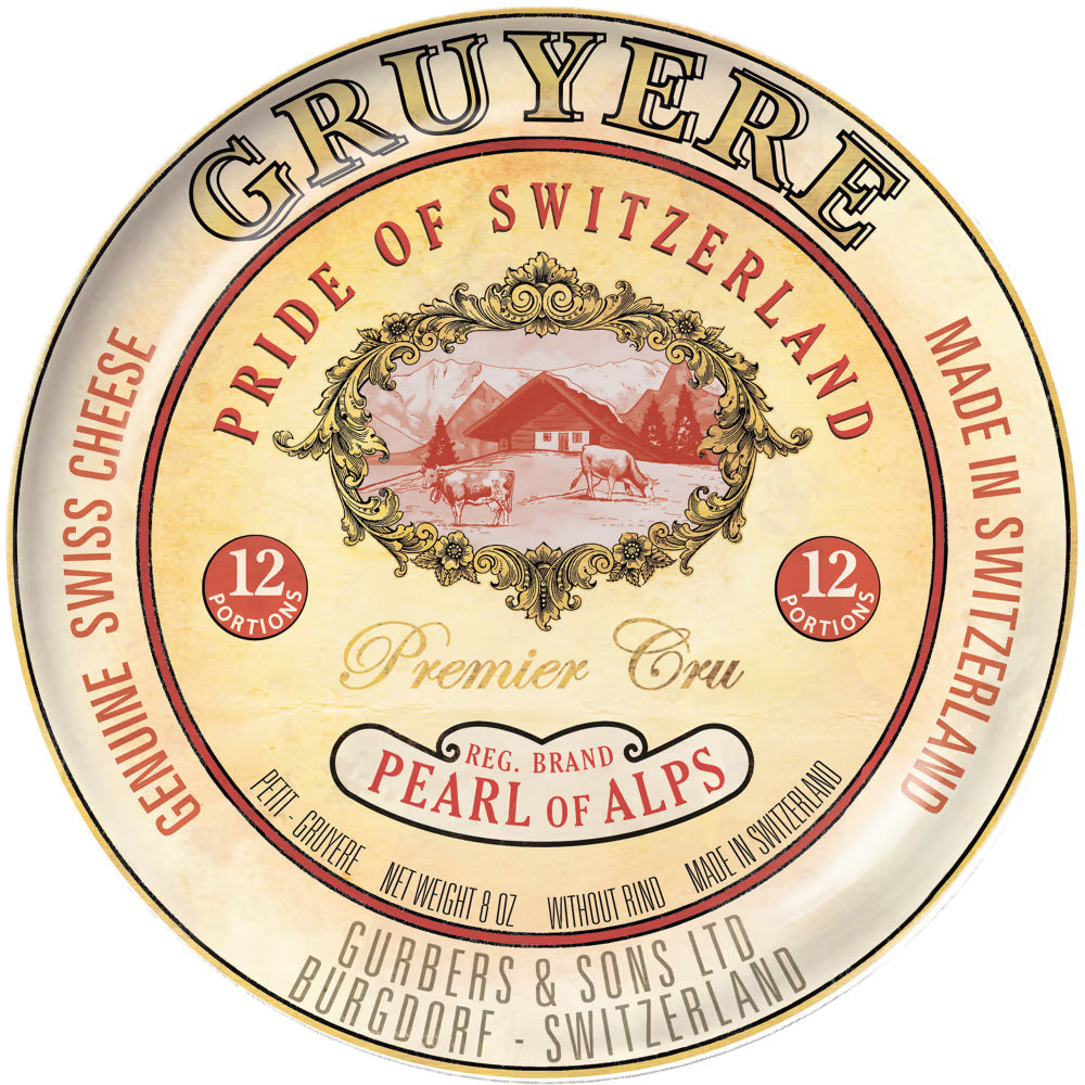 Set de 4 assiettes à fromage en porcelaine