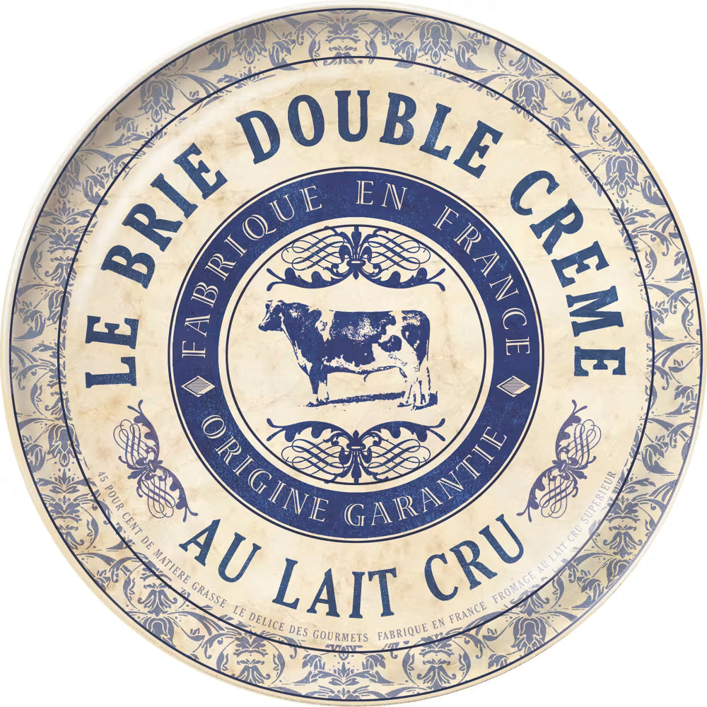 Set de 4 assiettes à fromage en porcelaine