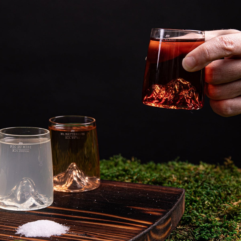 Set de 4 shooters Topographic – Alaskan Maker