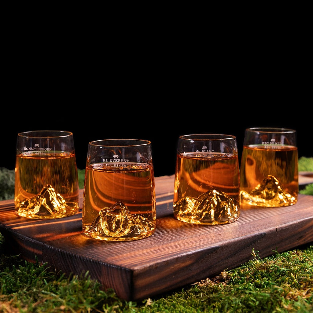 Set de 4 shooters Topographic – Alaskan Maker