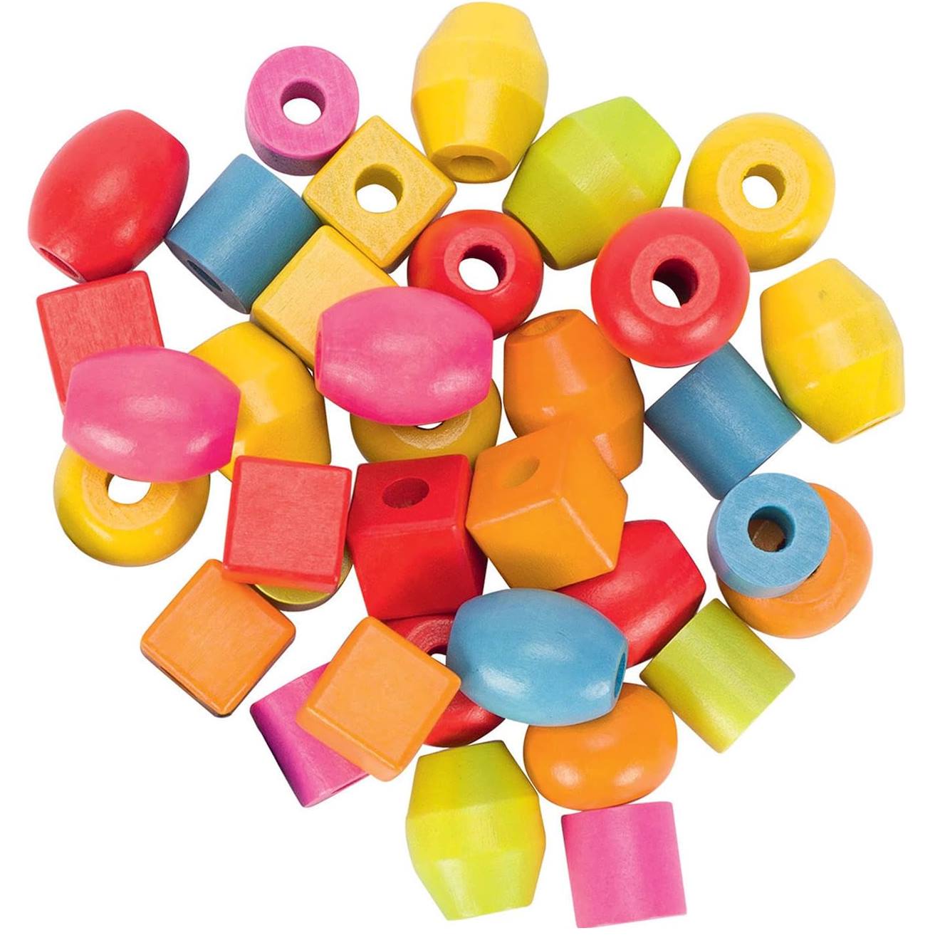 Set de 45 perles multicolore