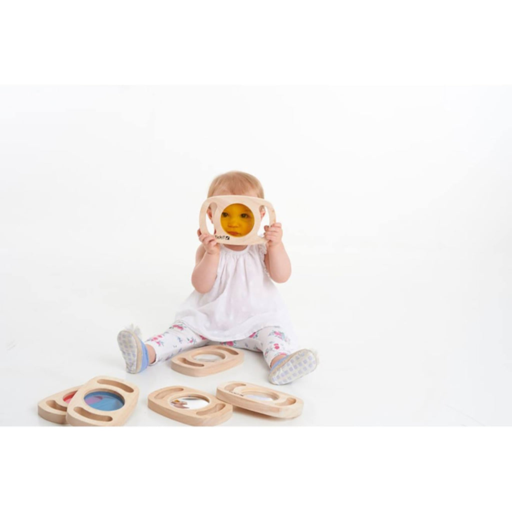 Set de 6 miroirs multicolore