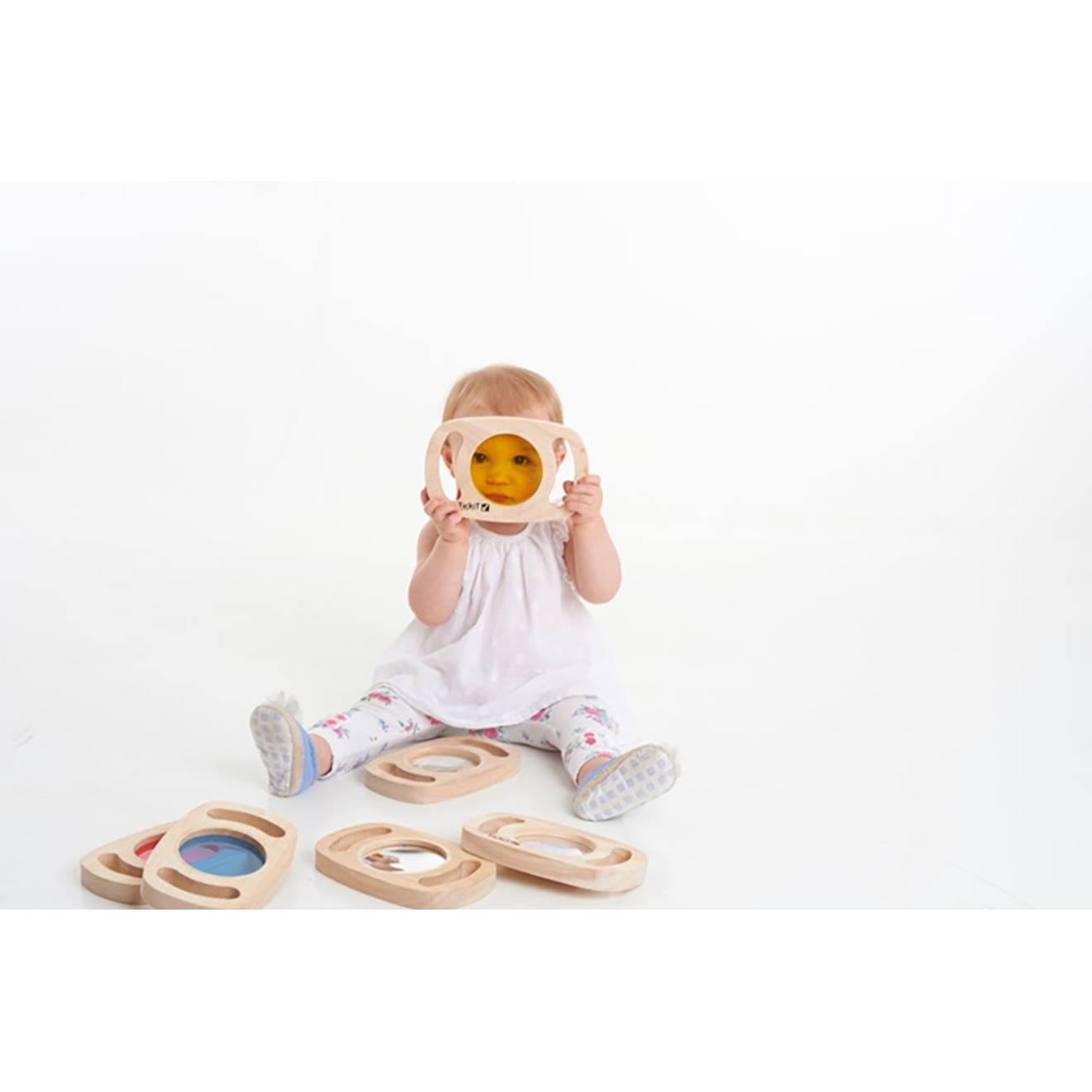 Set de 6 miroirs multicolore