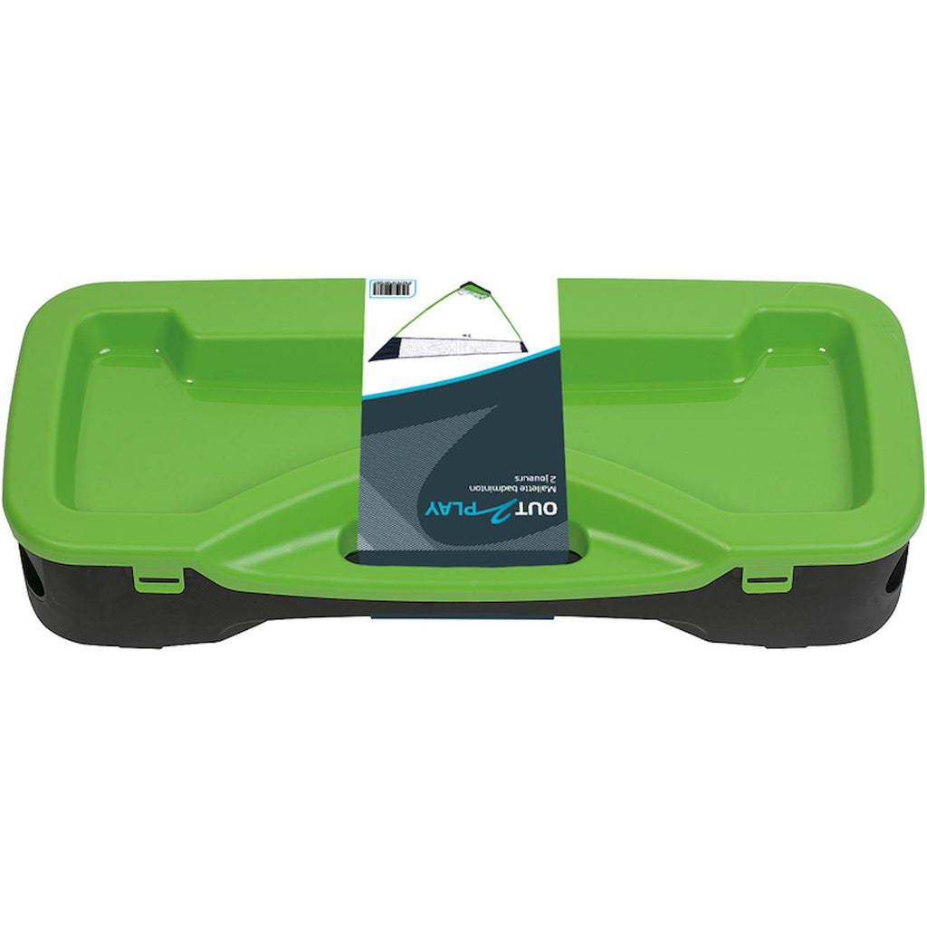 Set de badminton pliable vert