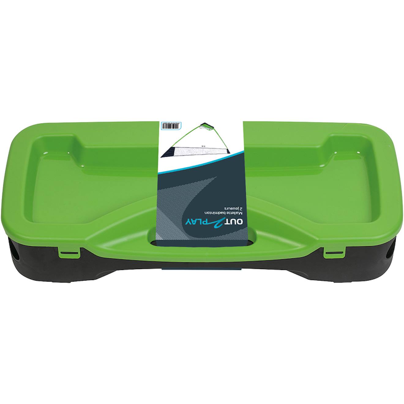Set de badminton pliable vert