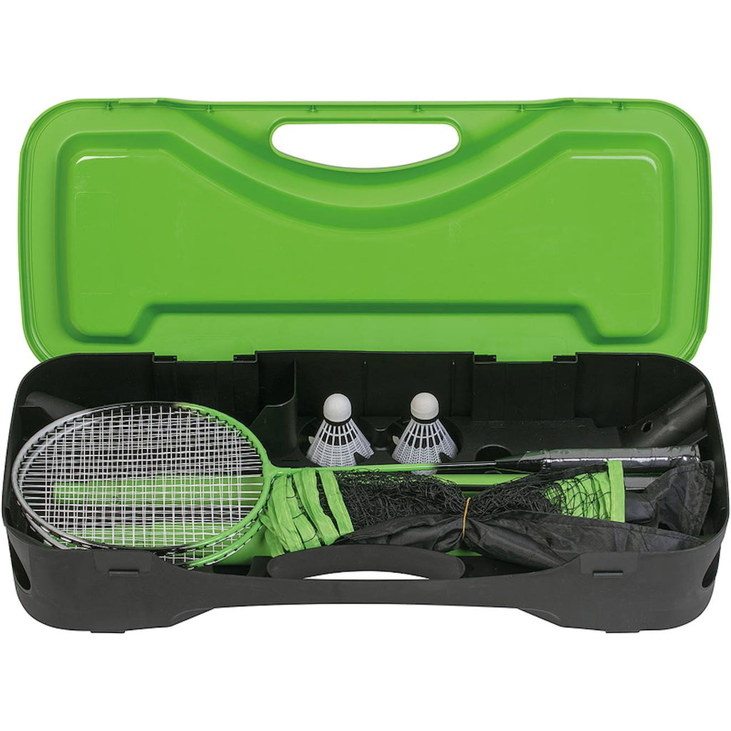 Set de badminton pliable vert