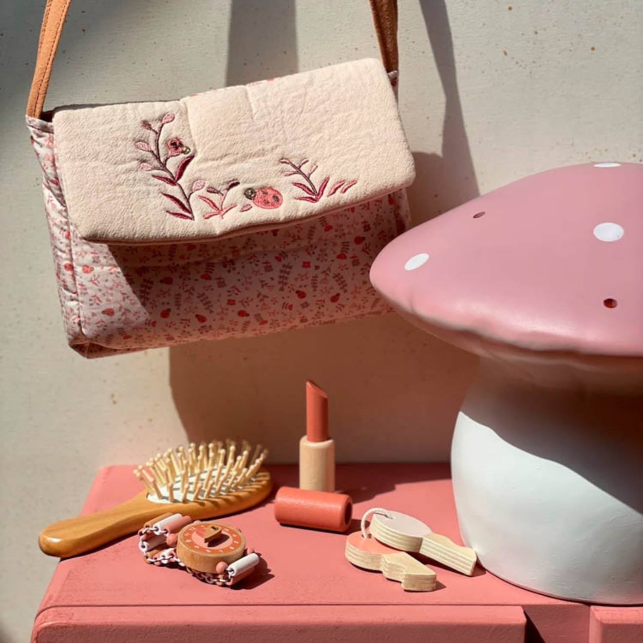 Set de beauté coccinelle rose