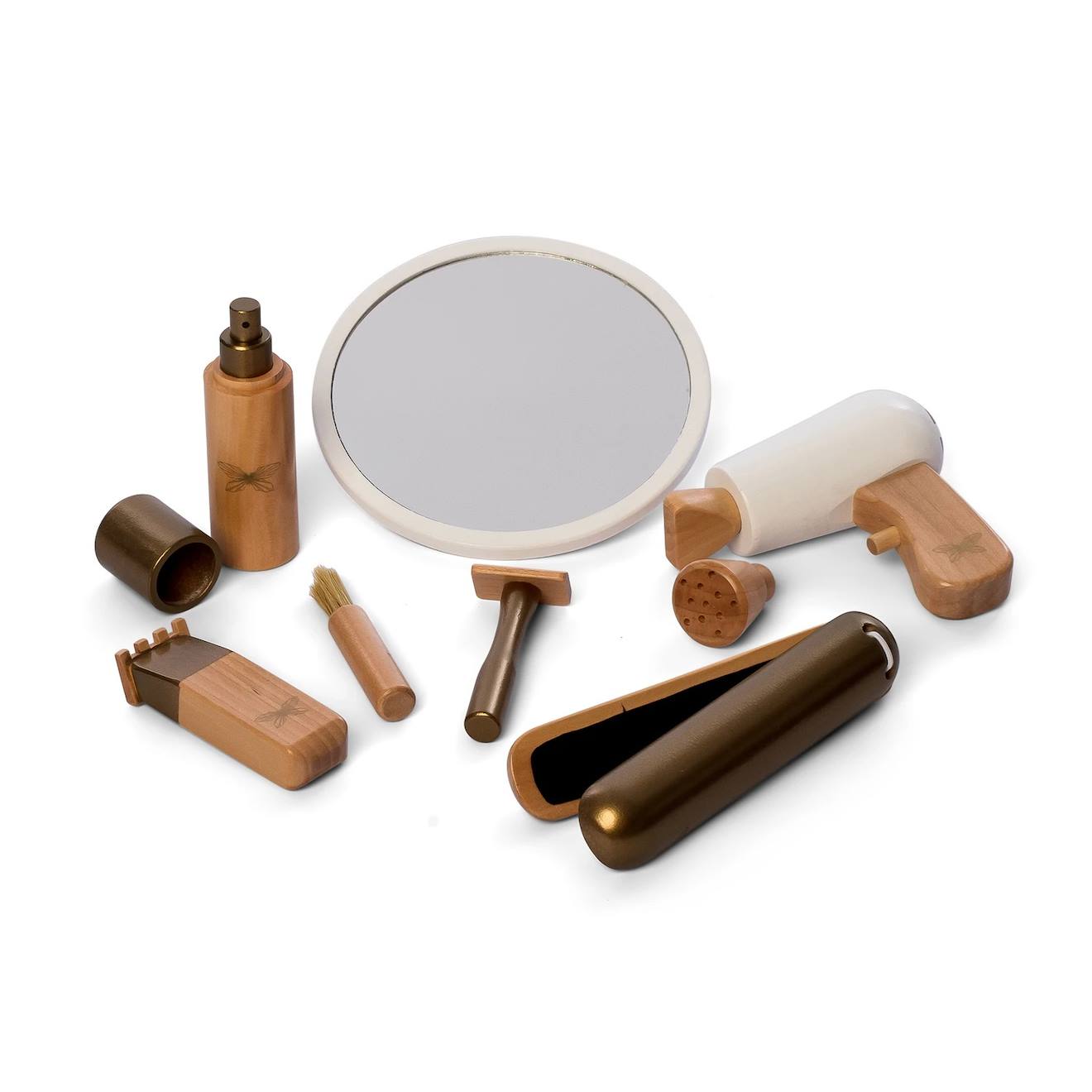 Set de coiffeur - 9 pièces beige