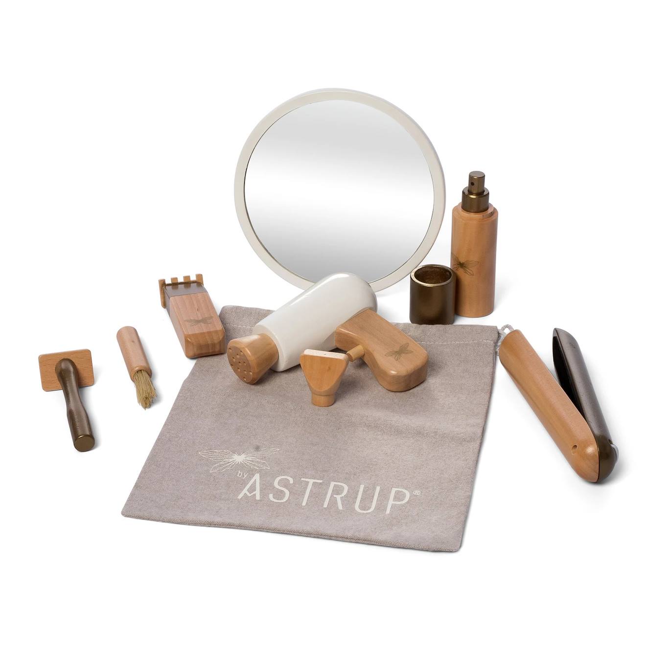 Set de coiffeur - 9 pièces beige