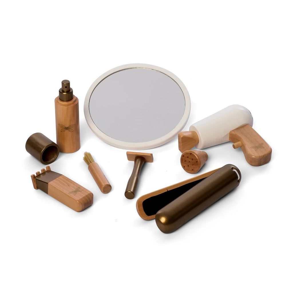Set de coiffeur - 9 pièces beige
