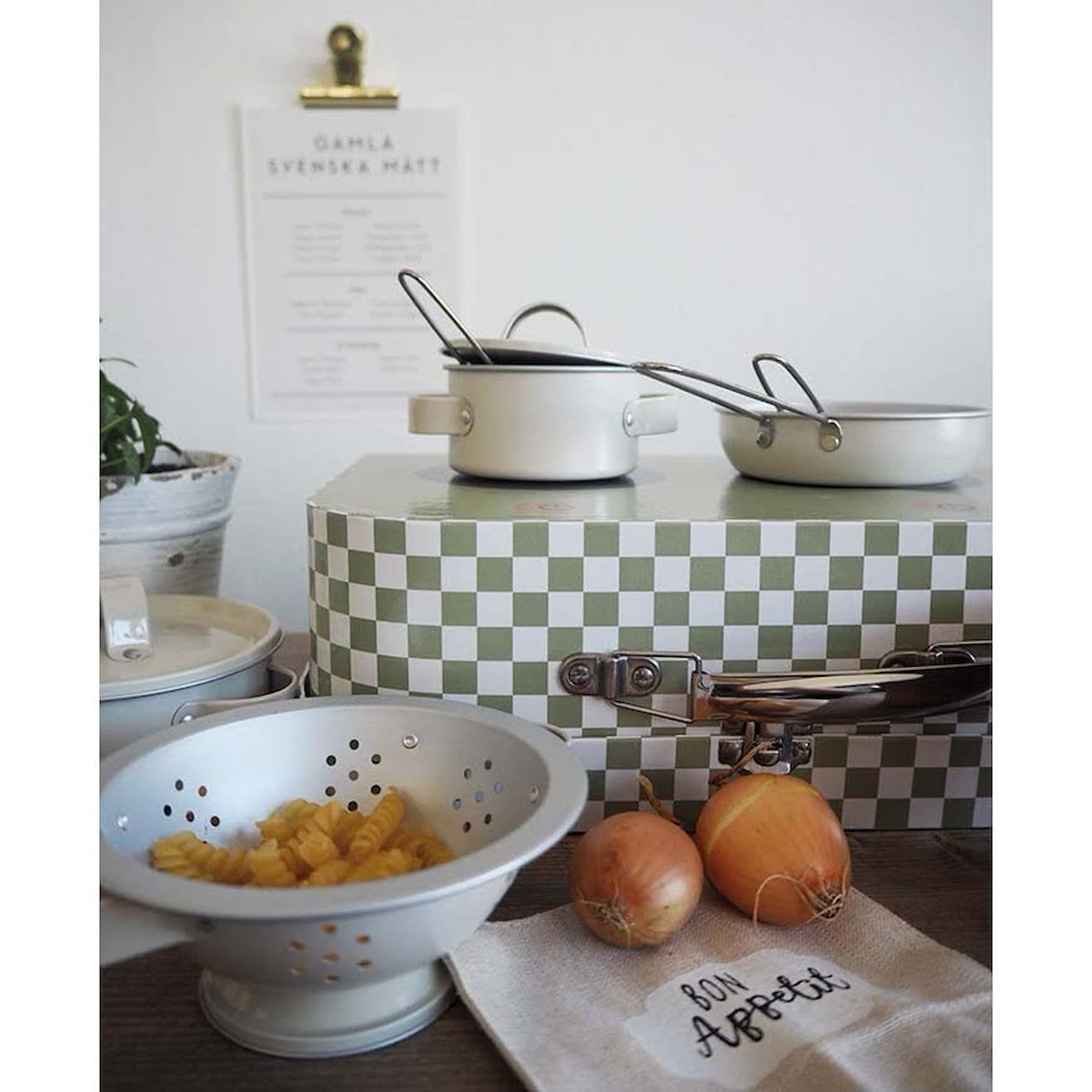 Set de cuisine vert