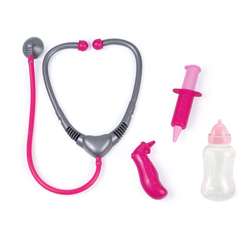 Set de doctuer avec poupée bébé avec son 33cm multicolore
