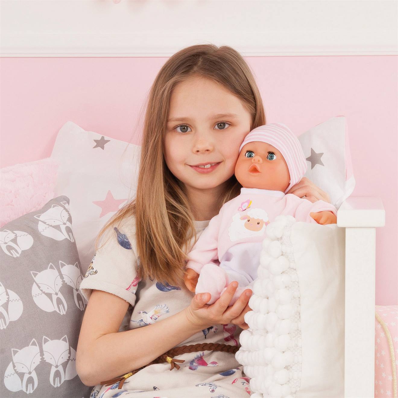 Set de doctuer avec poupée bébé avec son 33cm multicolore