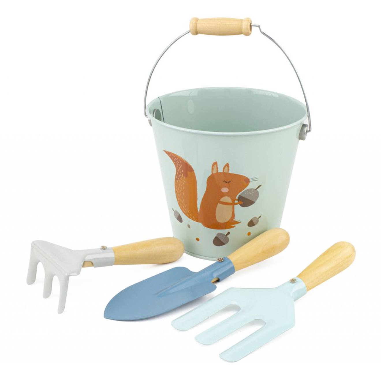 Set de jardinage écureuil bleu