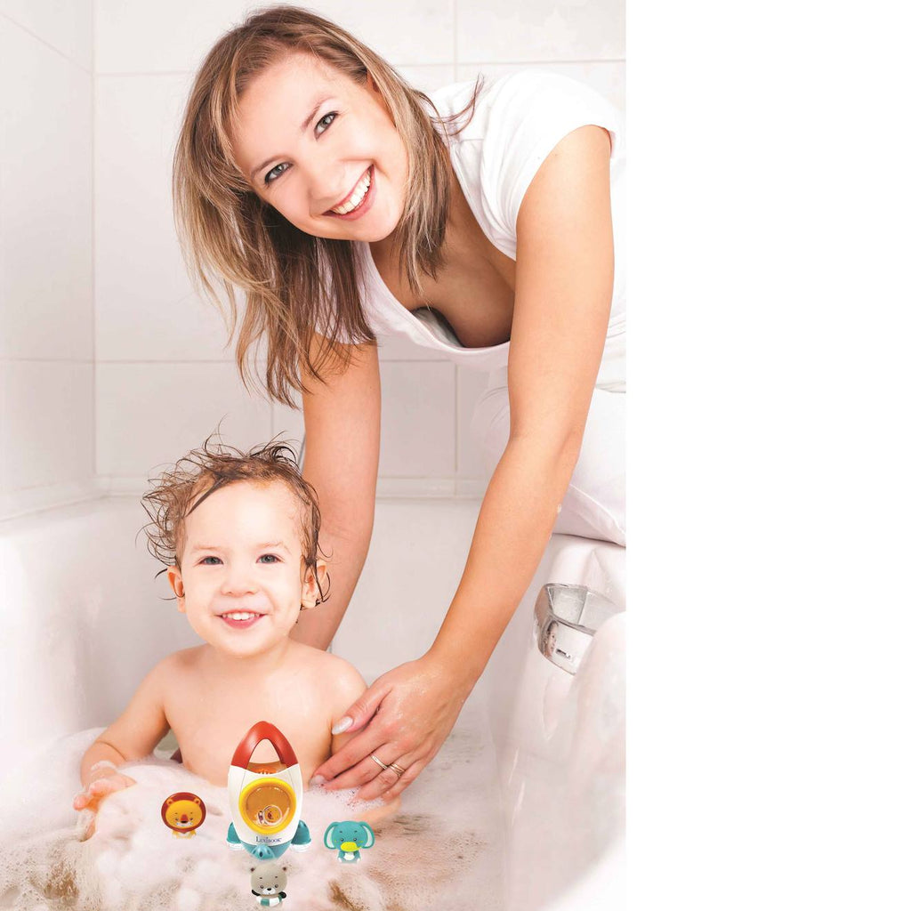 Set de jeu de bain fusée blanc