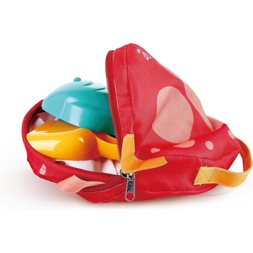 Set de jeu de plage pliable rouge