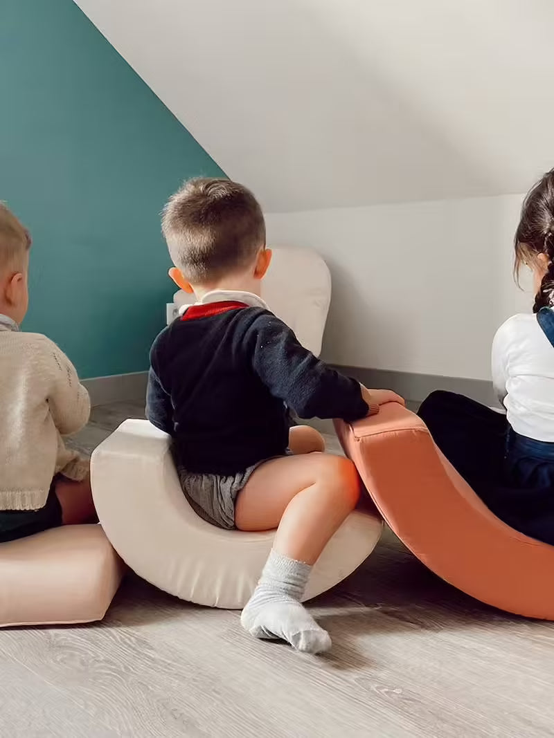 Coussins empilables Arc-en-ciel - Set de jeu bébé