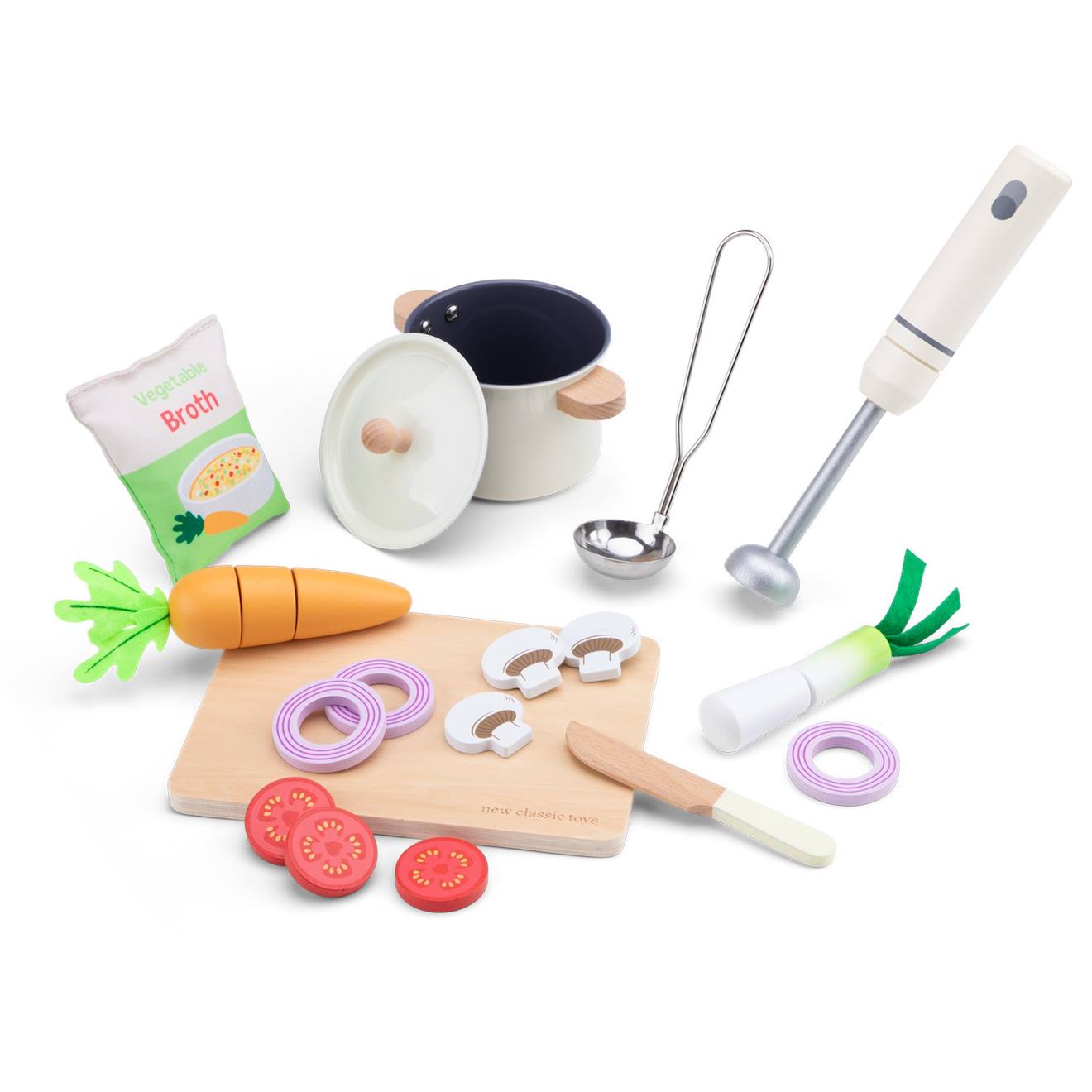 Set de jeu pour préparer la soupe beige
