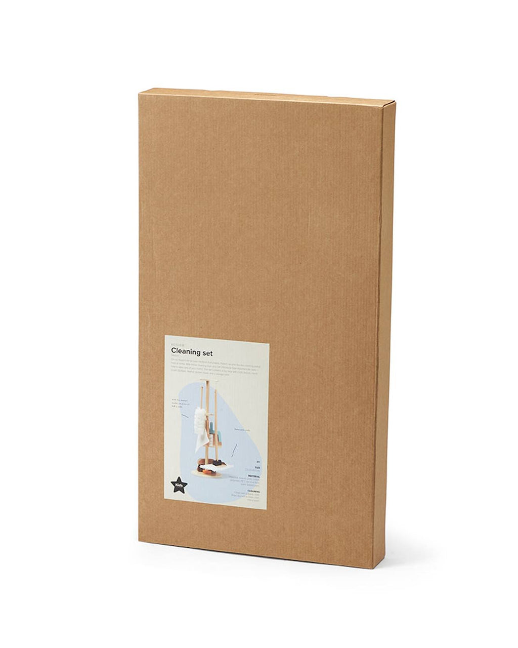 Set de ménage en bois multicolore