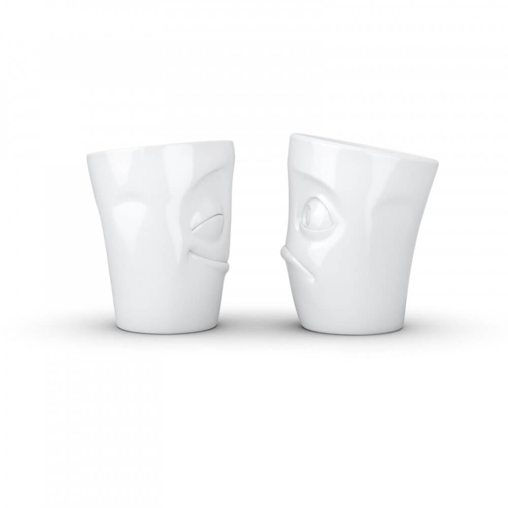 Set de Tasses Heureux et Perplexe (x2) - Mug Original Tassen