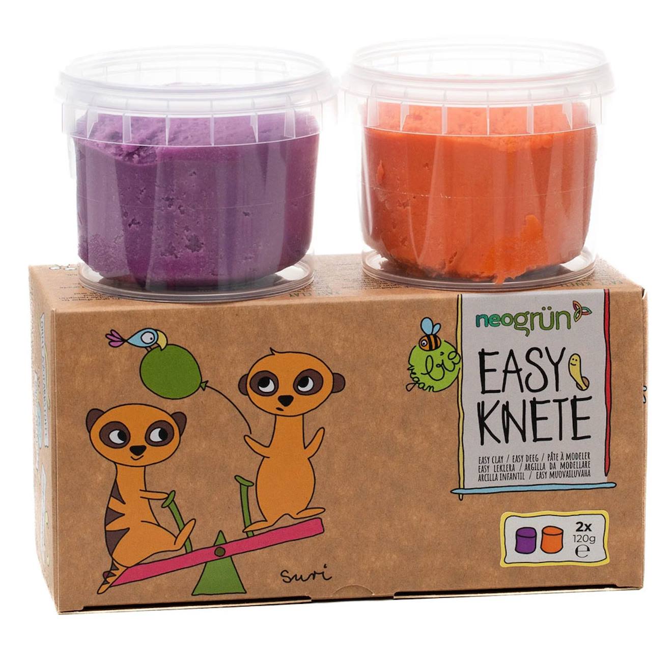 Set de pâte à modeler orange et violet multi-coloured
