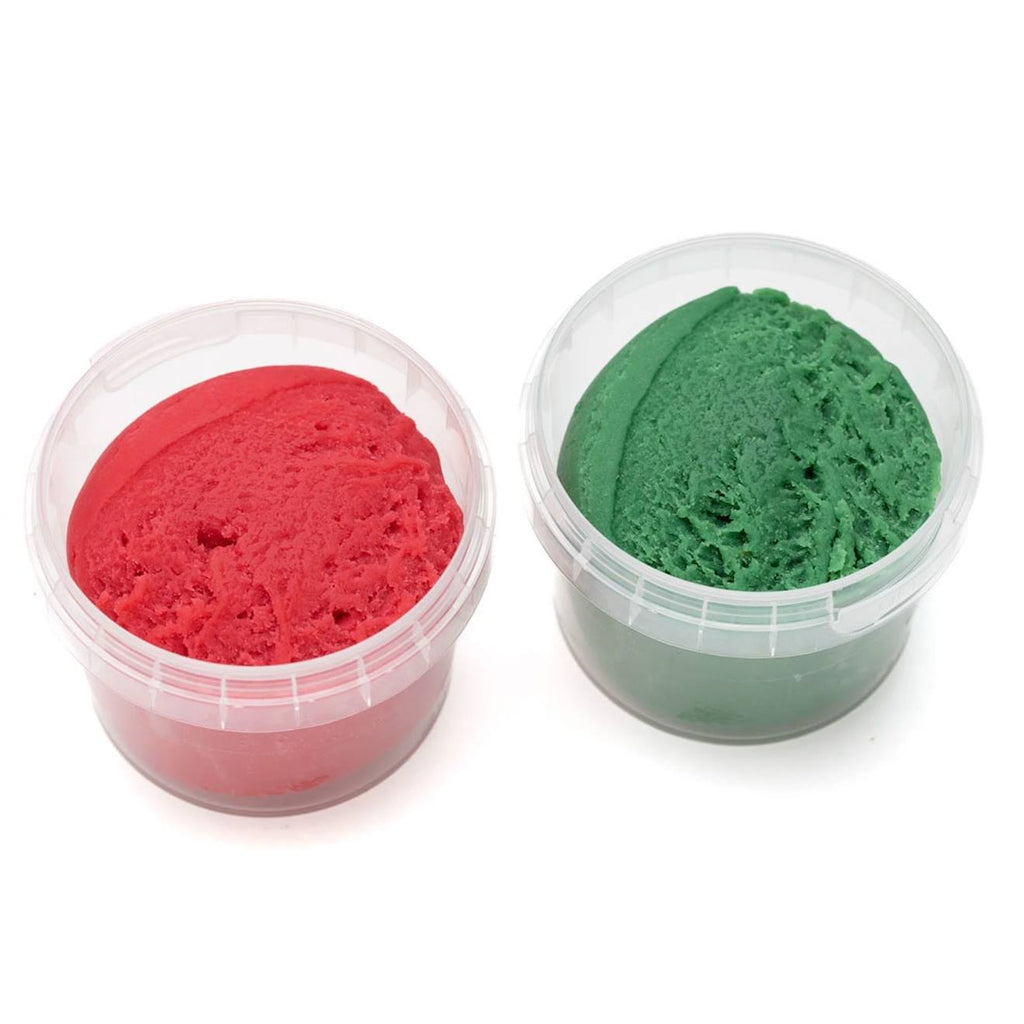 Set de pâte à modeler rose et vert