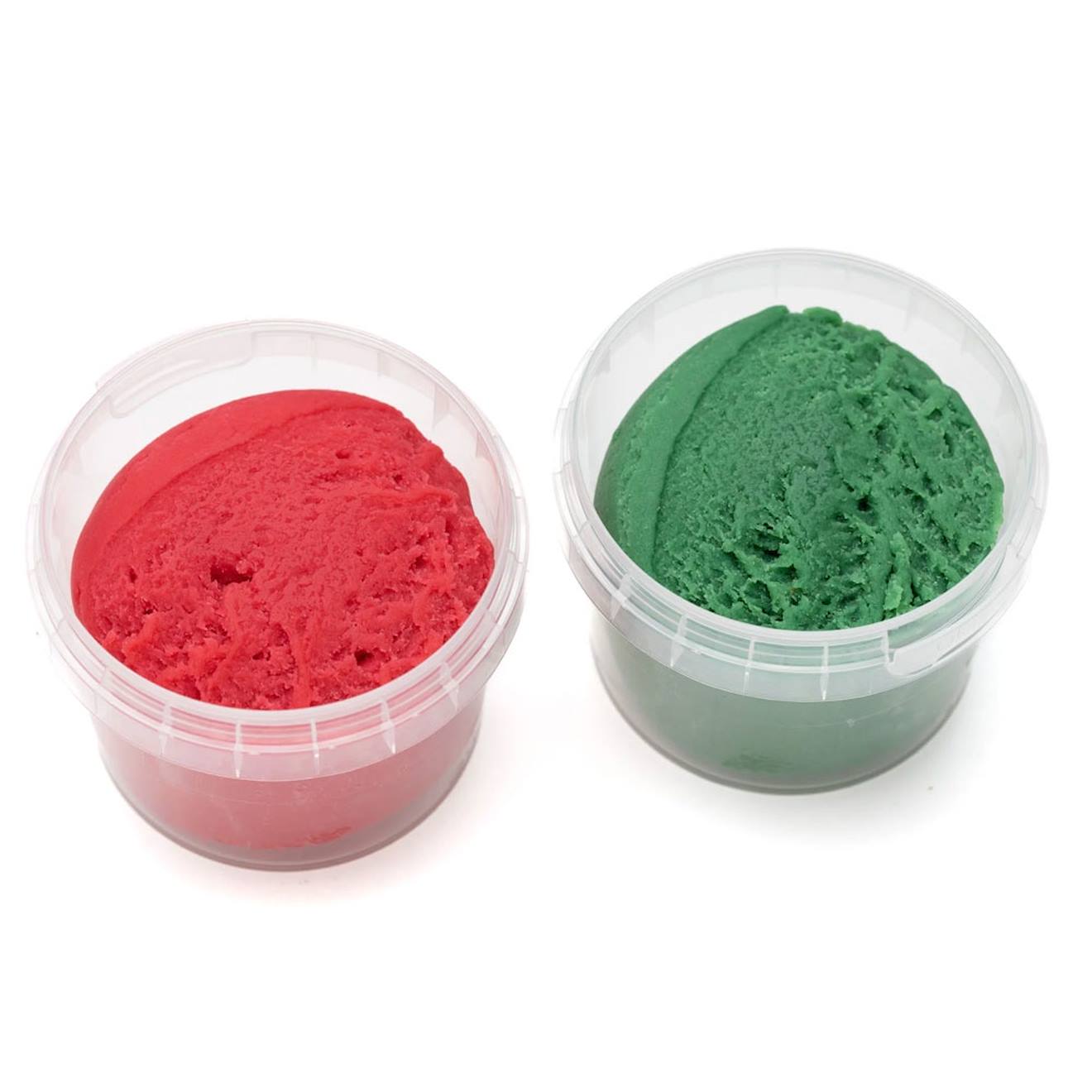 Set de pâte à modeler rose et vert