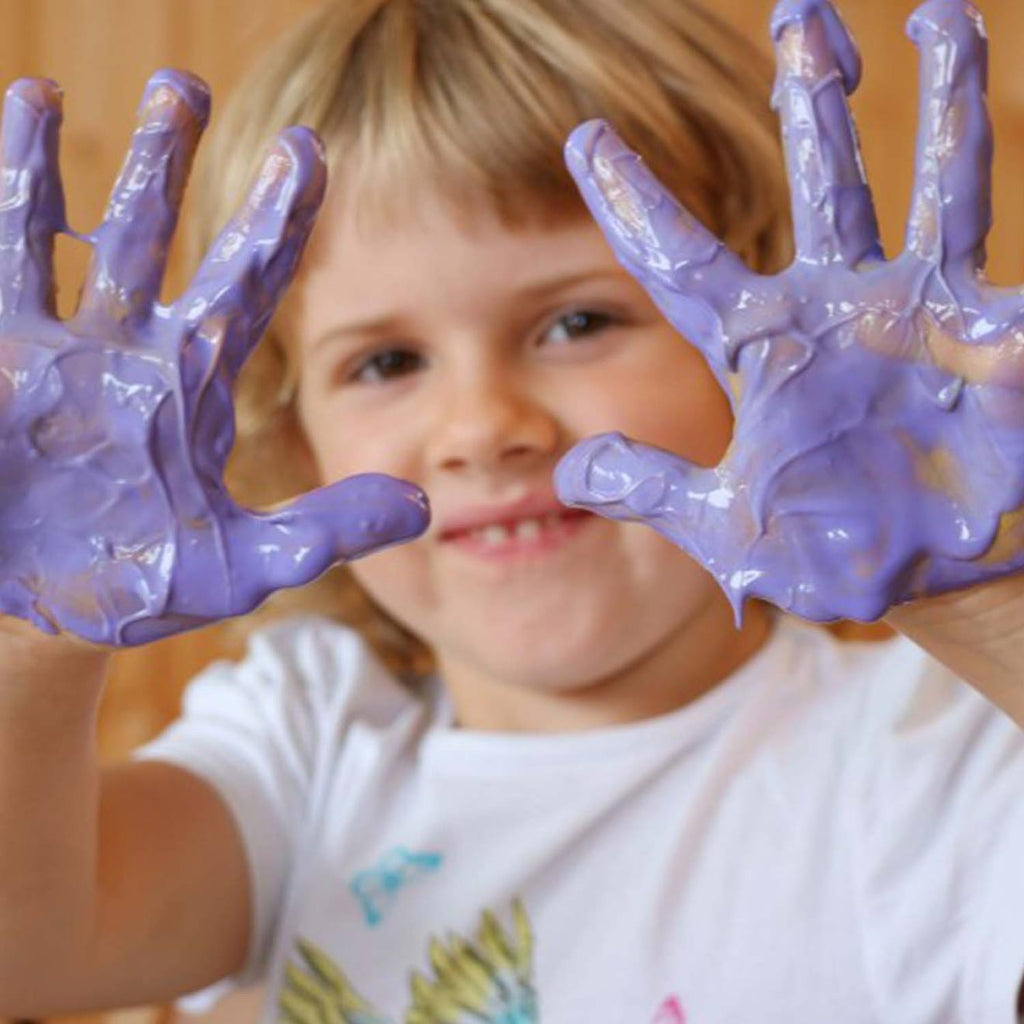 Set de peinture à doigts luka vegan naturelle et bio multicolore