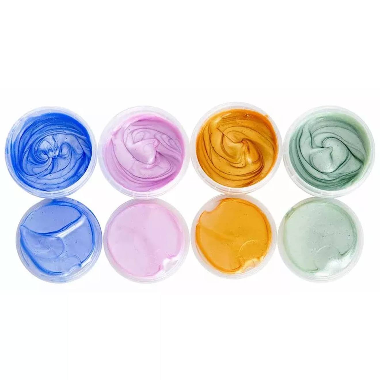 Set de peinture aux doigts scintillante - mika multi-coloured