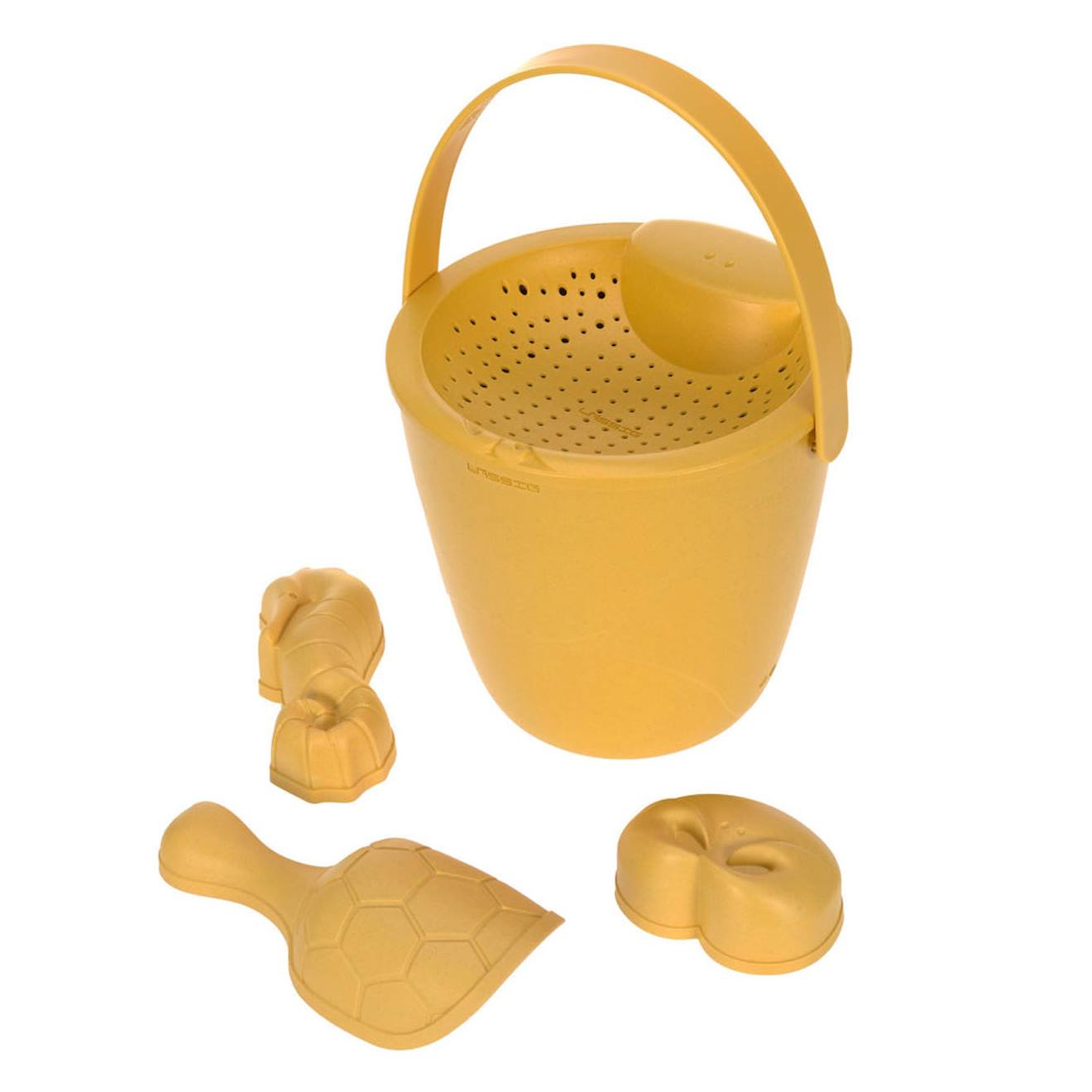 Set de plage 5 pièces jaune
