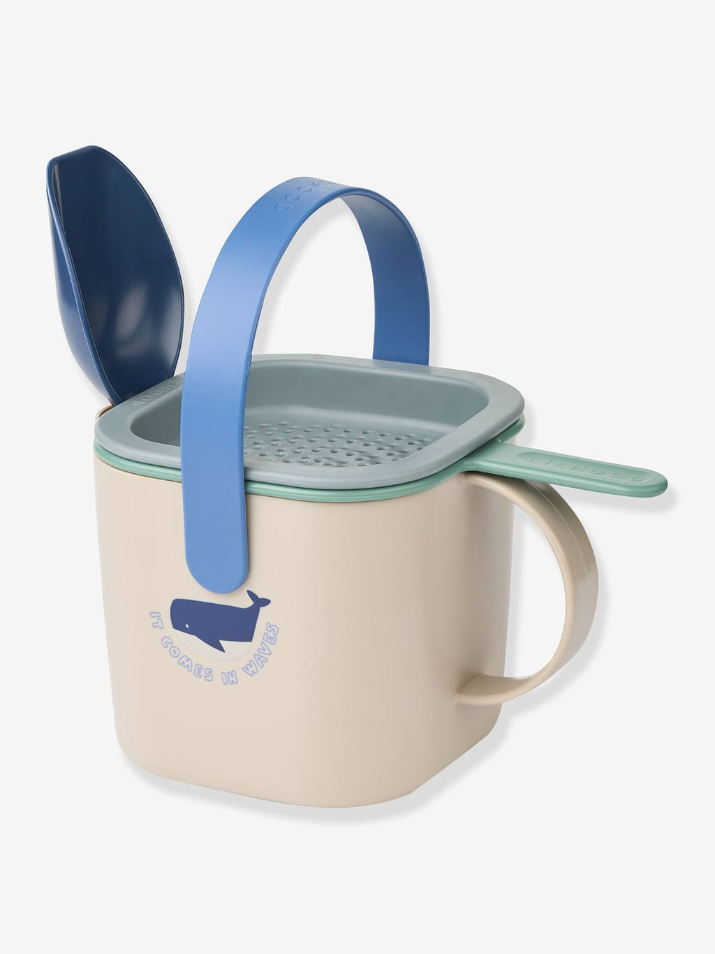 Set de plage empilable roald bleu