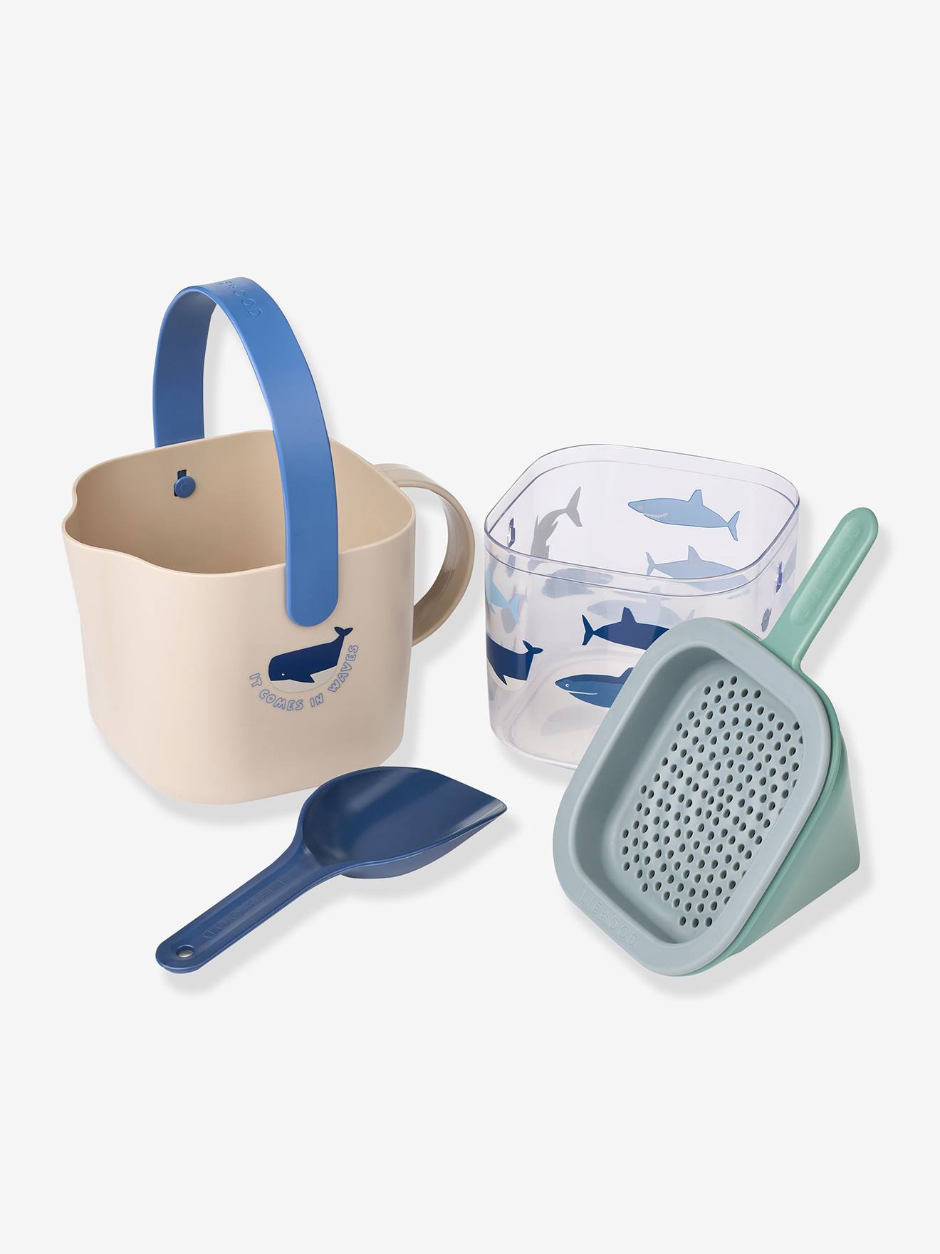 Set de plage empilable roald bleu