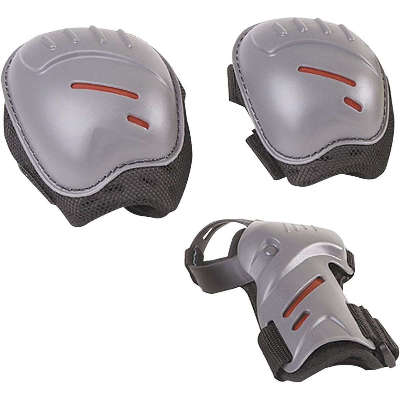 Set de protection pour inliners ou rollerskaters - taille m gris