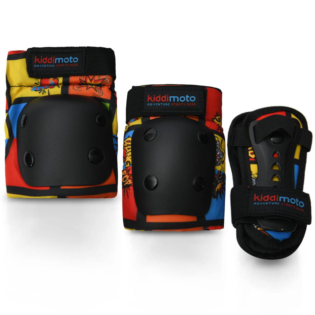 Set de protections enfant comic s noir