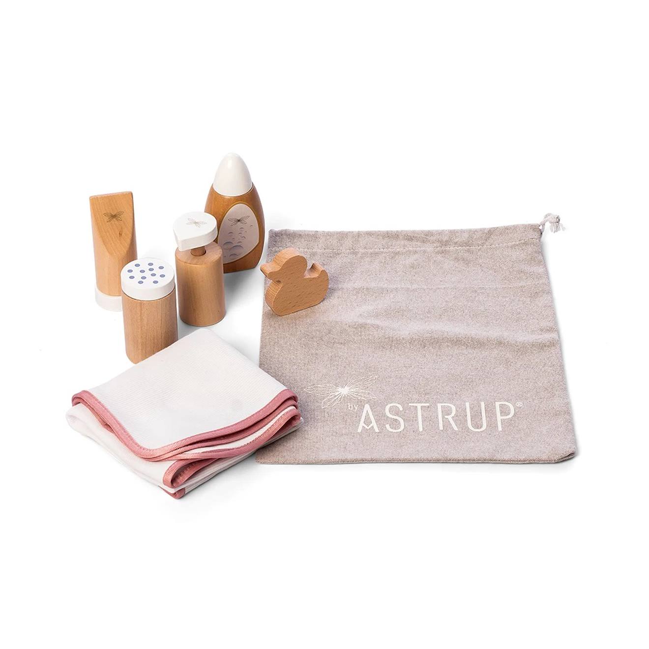 Set de salle de bain - 7 pièces beige