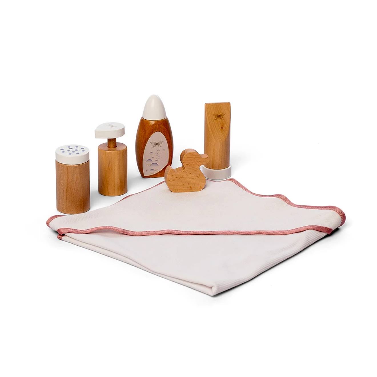 Set de salle de bain - 7 pièces beige