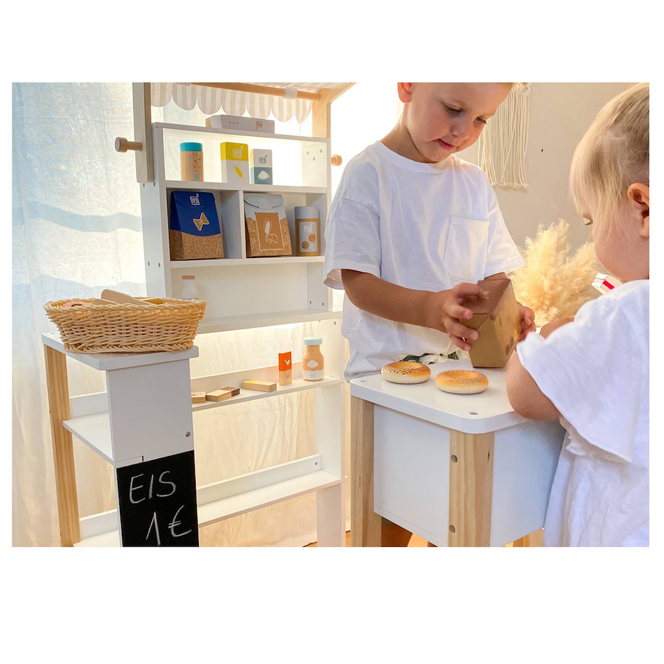 Set d'ingrédients de pâtisserie fresh beige