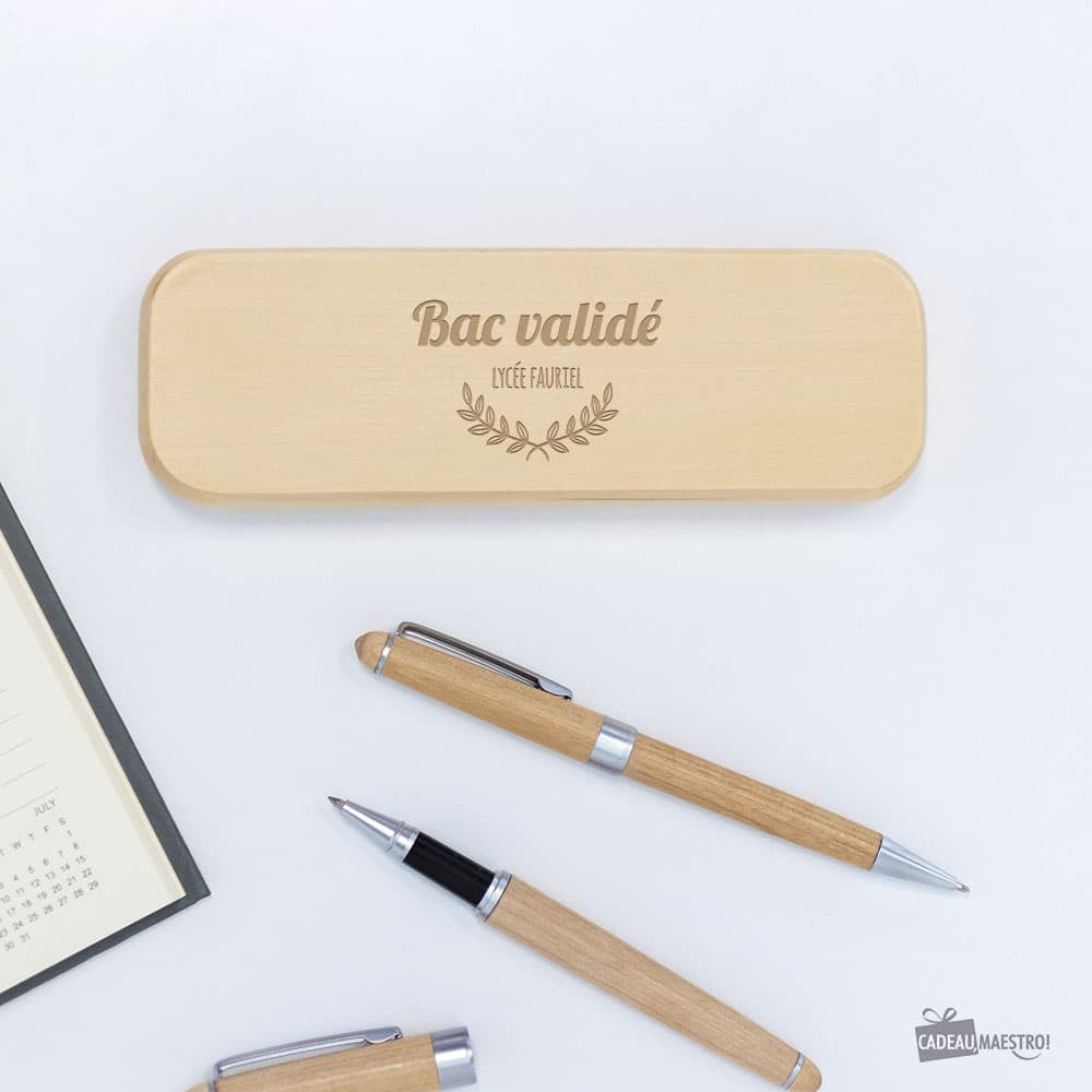 Set Écriture Baccalauréat à Personnaliser - Stylo Personnalisé