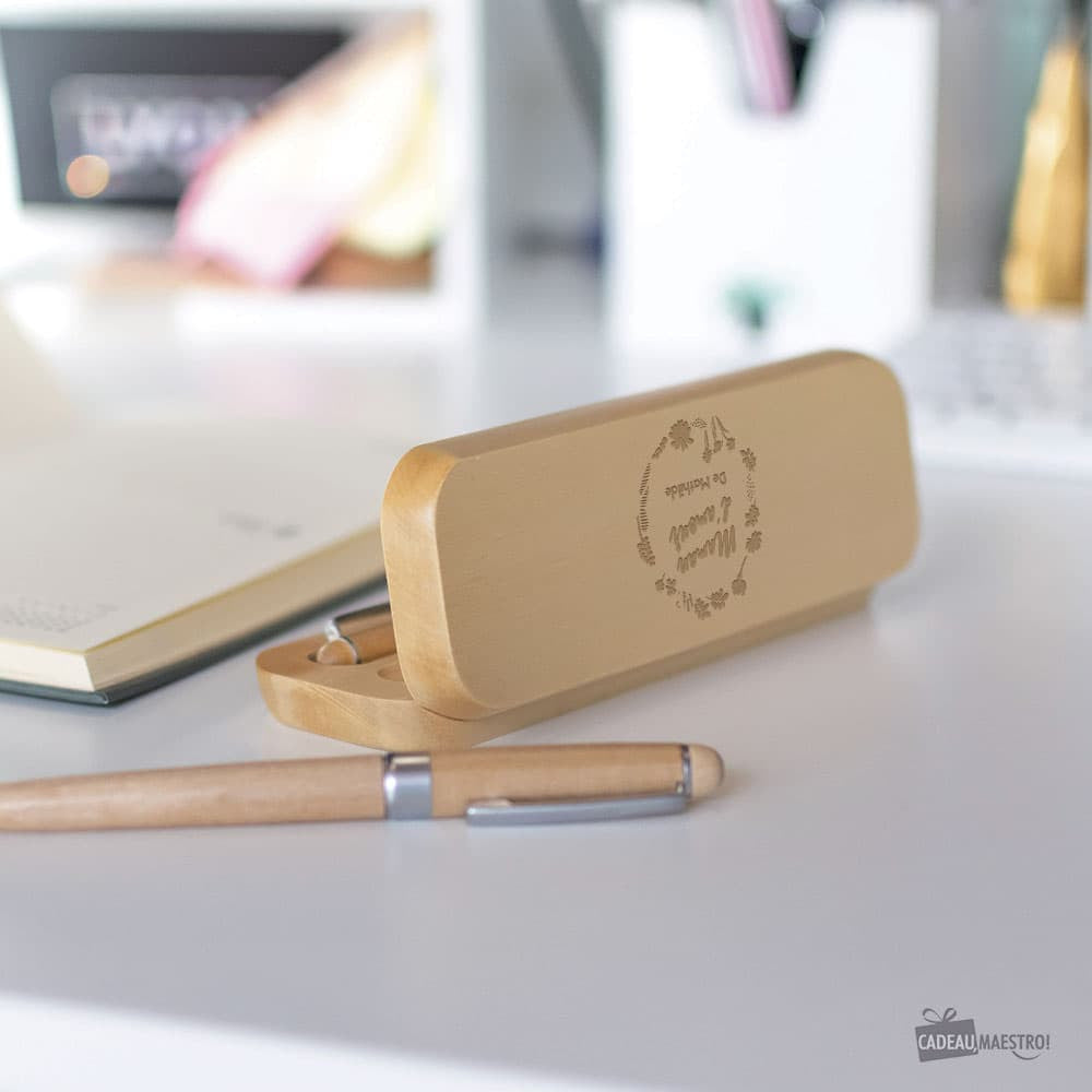 Set Écriture Maman d'Amour à Personnaliser - Stylo Personnalisé CadoMaestro